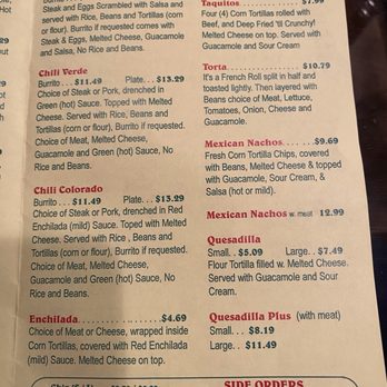 The Original Taco Factory - Menu - Mexican Near Me - Tustin, California
