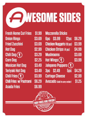 Menu photo 7 Andy's #4 Burgers Indio, CA