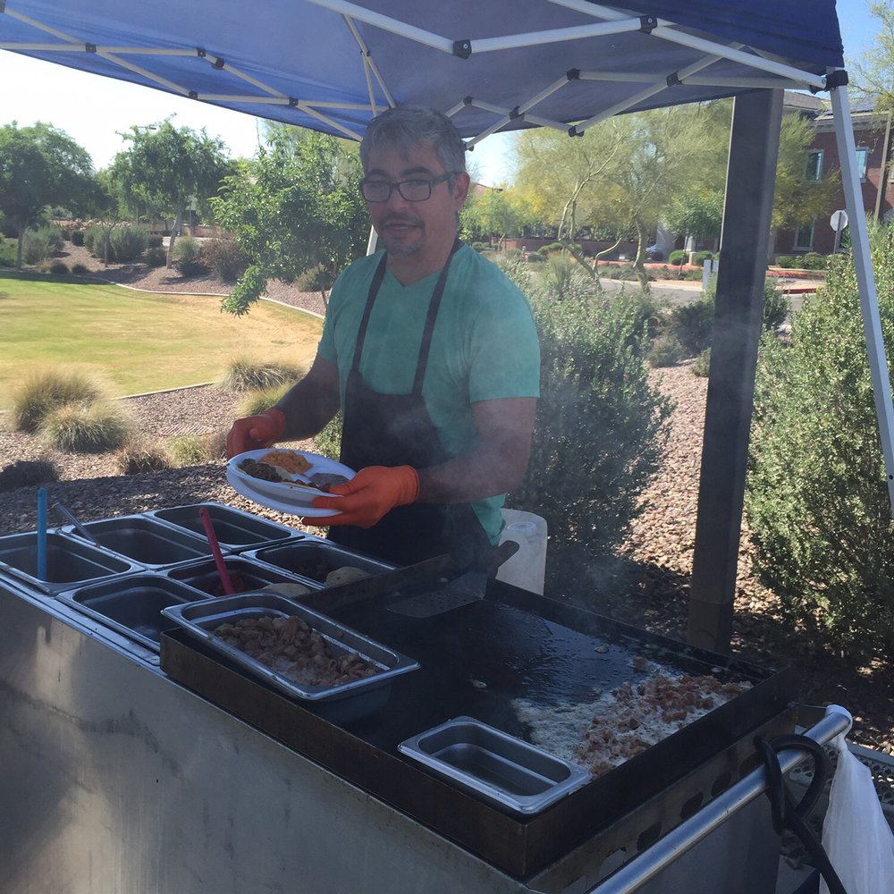 Taqueria Guadalajara - David grilling out on the cart! - Caterers Near Me - Phoenix, Arizona Taqueria Guadalajara - David grilling out on the cart! - Caterers Near Me - Phoenix, Arizona