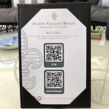 Paris Valley Road Estate Winery - Menu. - Wineries Near Me - Paso Robles, California