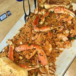 El Viejon Mariscos - Paella dish.  Great