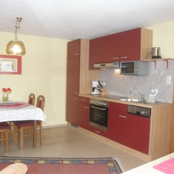 Schmidts Ferienhof - Küchenzeile der Wohnung "Kirchenburg"