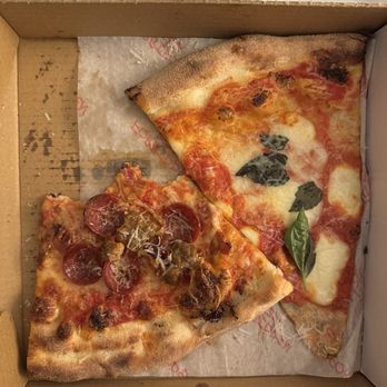 Forbidden Pizza - Italian Stallion and margherita slices - Pizza Near Me - New Orleans, Louisiana