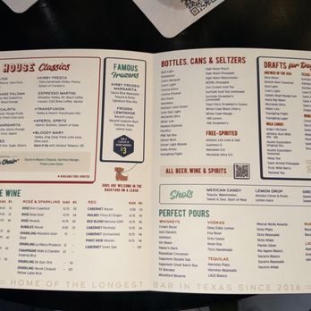 Kirby Ice House - Drink menu - Sports Bars Near Me - Houston, Texas