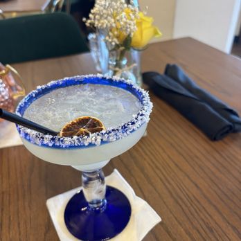 Lamezze - If salt is your thing, have at it. I sucked up so much salt because so much salt from the rim settled to the bottom of the glass. - Mediterranean Near Me - El Paso, Texas