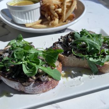 Coco Bistro & Bar - Mushroom arugula toast - Coffee & Tea Near Me - Chapel Hill, North Carolina Coco Bistro & Bar - Mushroom arugula toast - Coffee & Tea Near Me - Chapel Hill, North Carolina