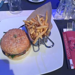Coeur de cristal - Cheeseburger & ses frites maisons