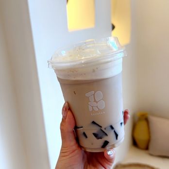Torotea - Korean oolong milk tea with salt cream top and brown sugar tapioca Mochi Ig: Ada.foodiee - Coffee & Tea Near Me - Diamond Bar, California Torotea - Korean oolong milk tea with salt cream top and brown sugar tapioca Mochi Ig: Ada.foodiee - Coffee & Tea Near Me - Diamond Bar, California
