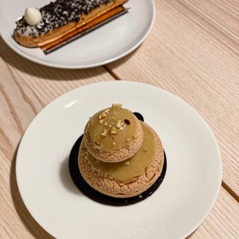 Petit Chou - Pistachio and Raspberry Puff, Oreo Eclair - Bakeries Near Me - New York, New York Petit Chou - Pistachio and Raspberry Puff, Oreo Eclair - Bakeries Near Me - New York, New York
