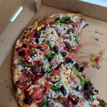 Comfort Pizza - I would have shown the whole pie, but I salvaged what I could! - Pizza Near Me - Comfort, Texas Comfort Pizza - I would have shown the whole pie, but I salvaged what I could! - Pizza Near Me - Comfort, Texas