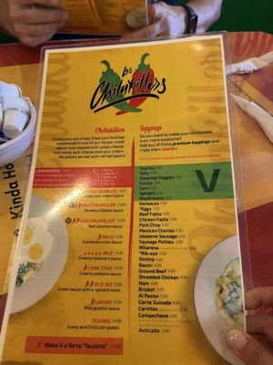 Menu photo 3 Los Chilakillers Austin, TX