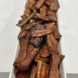Fitts Seafoods - Smoked Salmon Bellies, smoked in-house weekly.