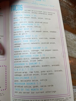 Menu photo 3 Dos Santos Denver, CO