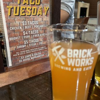 Brick Works - Brewing And Eats - Taco Tuesday Menu - Breweries Near Me - Smyrna, Delaware