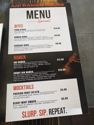 Menu photo 2 Ani Ramen House Cranford, NJ