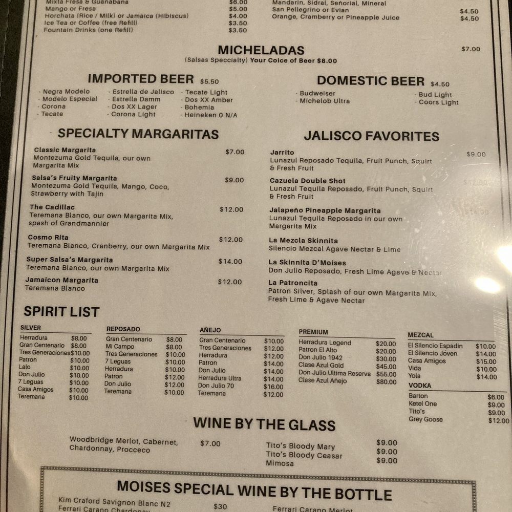 Salsa's Restaurant - Menu - Mexican Near Me - Cathedral City, California Salsa's Restaurant - Menu - Mexican Near Me - Cathedral City, California
