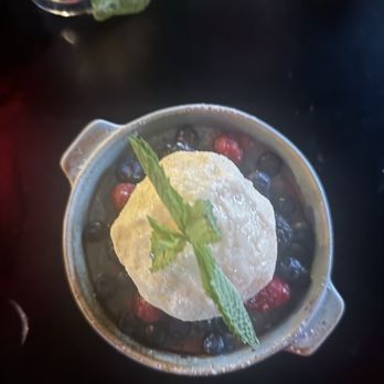 La Rosa - Lava cake with berries and vanilla ice cream - Venues & Event Spaces Near Me - La Habra, California
