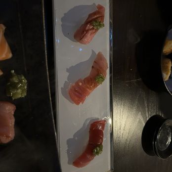 Akashiro - Toro set that starts off omakase - Sushi Bars Near Me - Fullerton, California