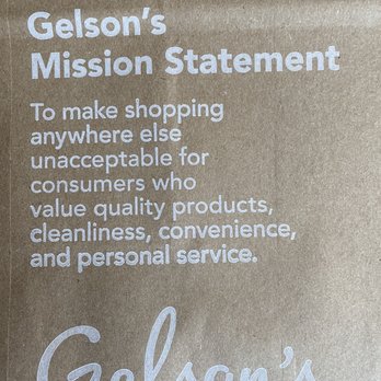 Heinen's Grocery Store - a brown paper bag with the words gelson's mission statement - Grocery Near Me - Mentor, Ohio Heinen's Grocery Store - a brown paper bag with the words gelson's mission statement - Grocery Near Me - Mentor, Ohio
