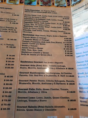 Menu photo 2 La Tolva Buenos Aires, C