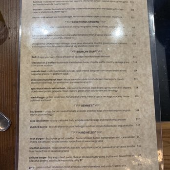 Finch - Menu - American Near Me - Wildomar, California