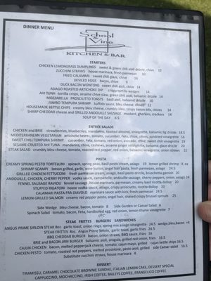 Menu photo 3 School & Vine Kitchen & Bar Jamesville, NY