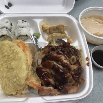 Gami Sushi - Bento Box A ($9.75) also includes a side salad - Japanese Near Me - Richmond, British Columbia Gami Sushi - Bento Box A ($9.75) also includes a side salad - Japanese Near Me - Richmond, British Columbia