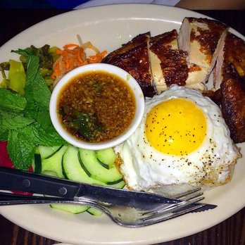 Ba Bar - Rotisserie Chicken with Broken Rice and Fried Egg - Vietnamese Near Me - Seattle, Washington
