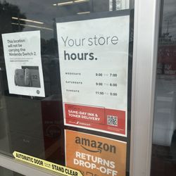 Staples - These are the CORRECT HOURS!!!!