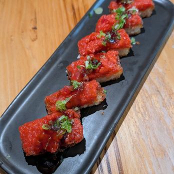 Bamboo Sushi - Spicy Tuna Crispy Rice - Sushi Bars Near Me - Denver, Colorado