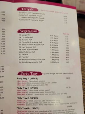 Menu photo 2 Story Sushi Vaughan, ON