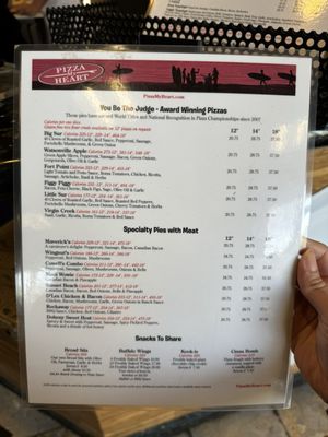 Menu photo 1 Pizza My Heart San Jose, CA