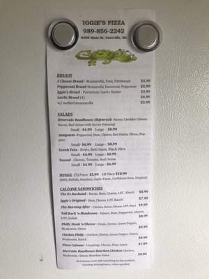 Menu photo 3 Iggies Pizza on the Bay Caseville, MI