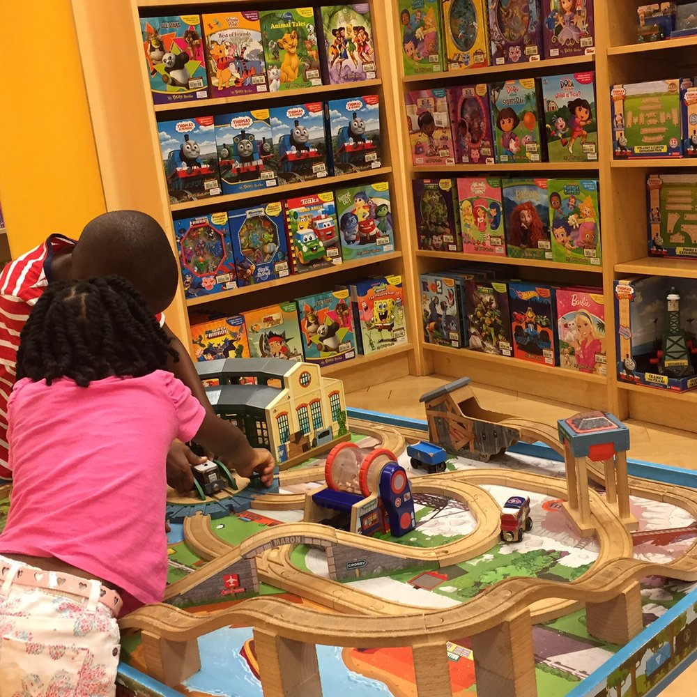 Kids play area with trains Kids play area with trains