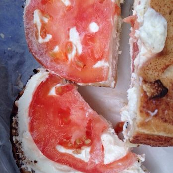 Atlantic Bagel & Coffee - With tomatoes - Bagels Near Me - Hingham, Massachusetts