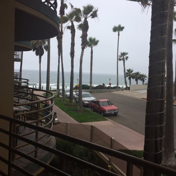 Pacific Terrace Hotel - Our balcony view. We got the last available room the day before we got to San Diego!! - San Diego, CA