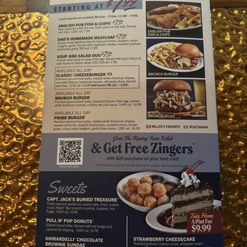 Miller's Ale House - Lunch Menu - American Near Me - Orlando, Florida