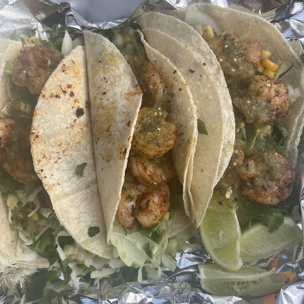 Grilled Cajun shrimp tacos Grilled Cajun shrimp tacos
