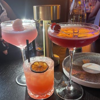 Xperience - Drink in love on the left and The Affair on the right. The Affair was top notch! - Cocktail Bars Near Me - Woodbridge, New Jersey