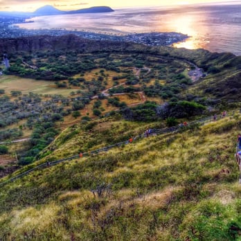 Diamond Head State Monument - View from pillbox - Parks Near Me - Honolulu, Hawaii Diamond Head State Monument - View from pillbox - Parks Near Me - Honolulu, Hawaii