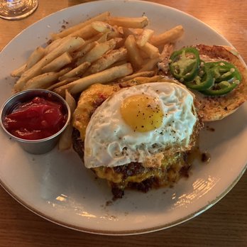 Roost - The Roost Burger was absolutely delicious and you cannot miss the garlic fries - New American Near Me - Greenville, South Carolina
