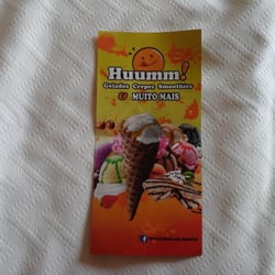 Huumm Gelateria - Flyer Vorderseite