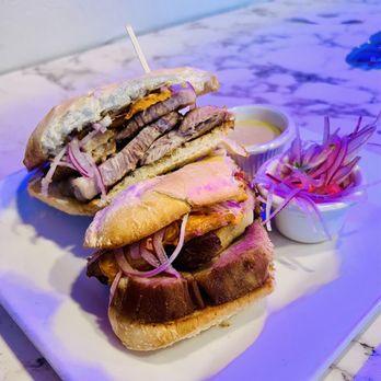 Antojo Latino - Pork Sandwich - Sandwich de Chicharron - Colombian Near Me - Royal Palm Beach, Florida