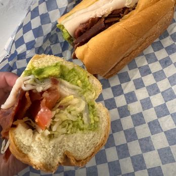 Vince's Deli - The Famous Deli Sub (avocado, roast beef, ham, turkey Swiss) on French roll - Sandwiches Near Me - Pasadena, California