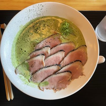 Mensho - Duck matcha - Noodles Near Me - Houston, Texas Mensho - Duck matcha - Noodles Near Me - Houston, Texas