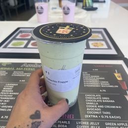 Pistachio frappe