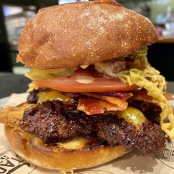 Stack 571 Burger and Whiskey Bar - The Fatted Sow Burger - Stack 571 Burger & Whiskey Bar - American Near Me - Vancouver, Washington Stack 571 Burger and Whiskey Bar - The Fatted Sow Burger - Stack 571 Burger & Whiskey Bar - American Near Me - Vancouver, Washington