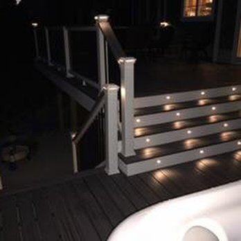 A & A Electric - Installed deck lights
Deck Lighting is a great way to accent and insure safety on your deck. - Electricians Near Me - Portland, Maine A & A Electric - Installed deck lights
Deck Lighting is a great way to accent and insure safety on your deck. - Electricians Near Me - Portland, Maine