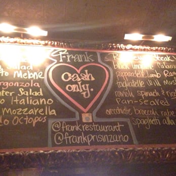 Frank - Example of special board - Italian Near Me - New York, New York Frank - Example of special board - Italian Near Me - New York, New York