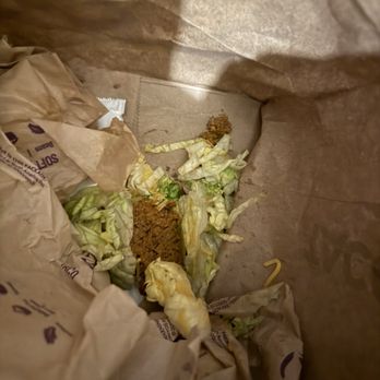 Taco Bell - How food was in the bag - Fast Food Near Me - Sun City, California Taco Bell - How food was in the bag - Fast Food Near Me - Sun City, California